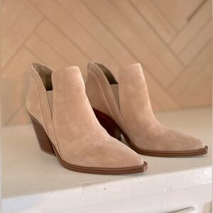 Vince Camuto Tan Ankle Boots